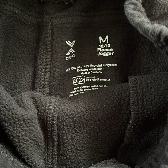 Boys black elastic waist joggers - Picture 5 of 6